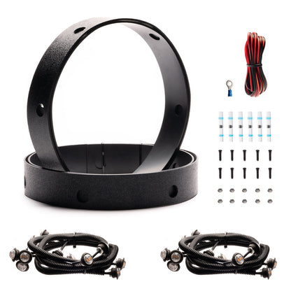 Rocker Running Light Kit For 11-25 Ford Super Duty