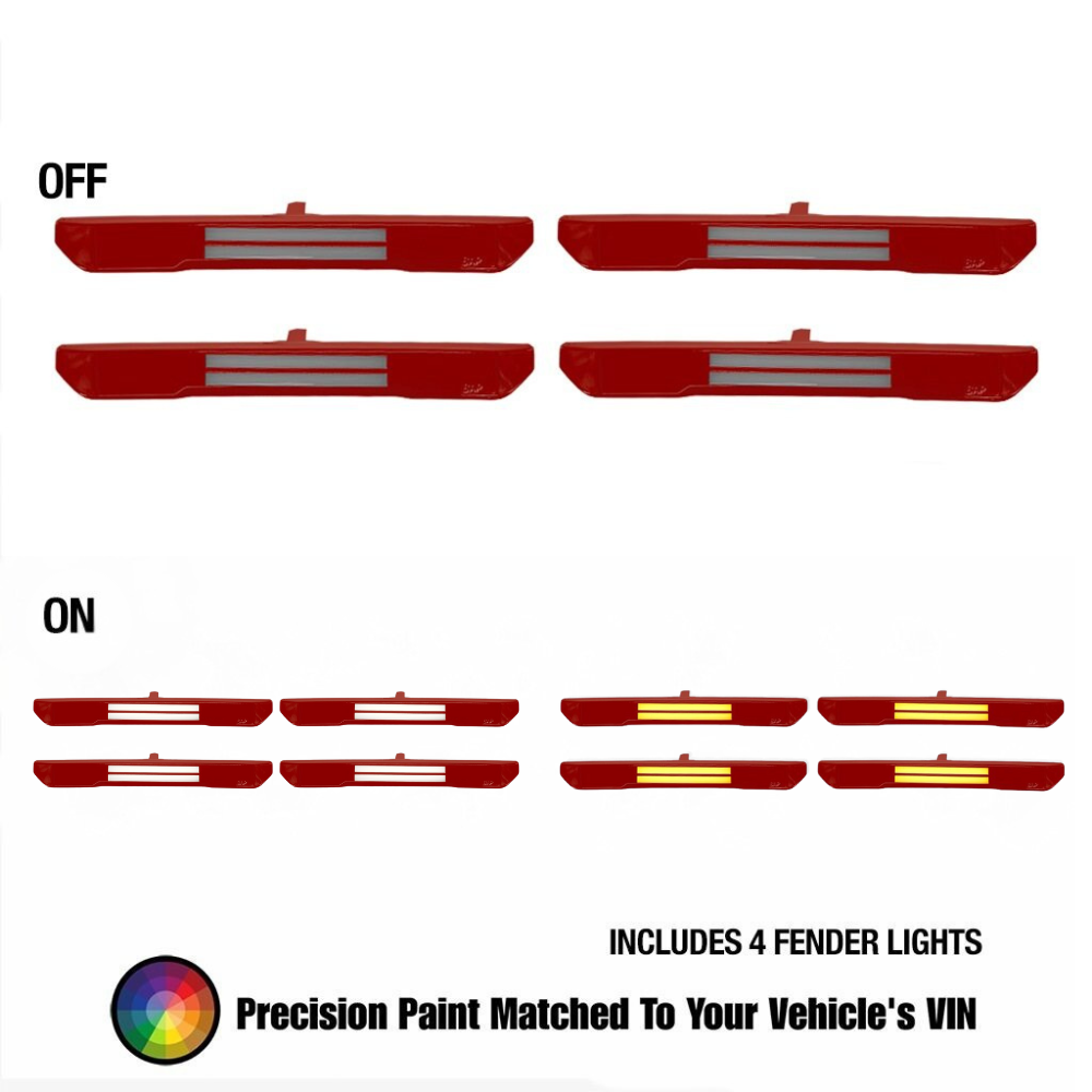 2023-2026 GMC Canyon Fender Lights - Smoked / Frosted