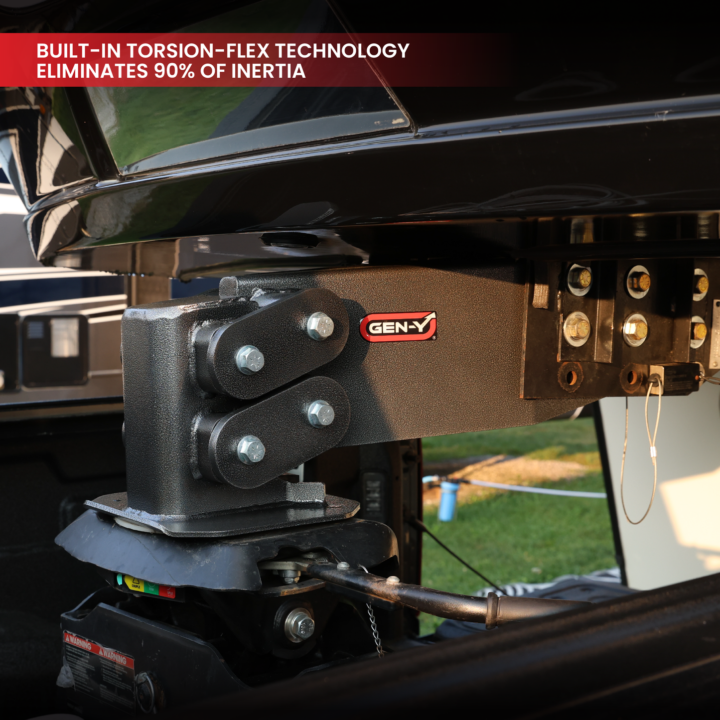 The EXECUTIVE Fifth Wheel (Torsion-Flex) King Pin Box