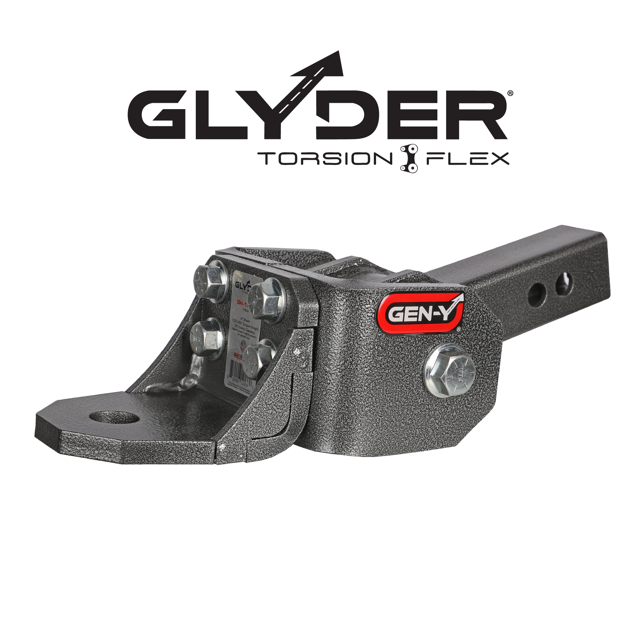 The GLYDER 7K (Torsion-Flex) Ball Mount (2" Shank)