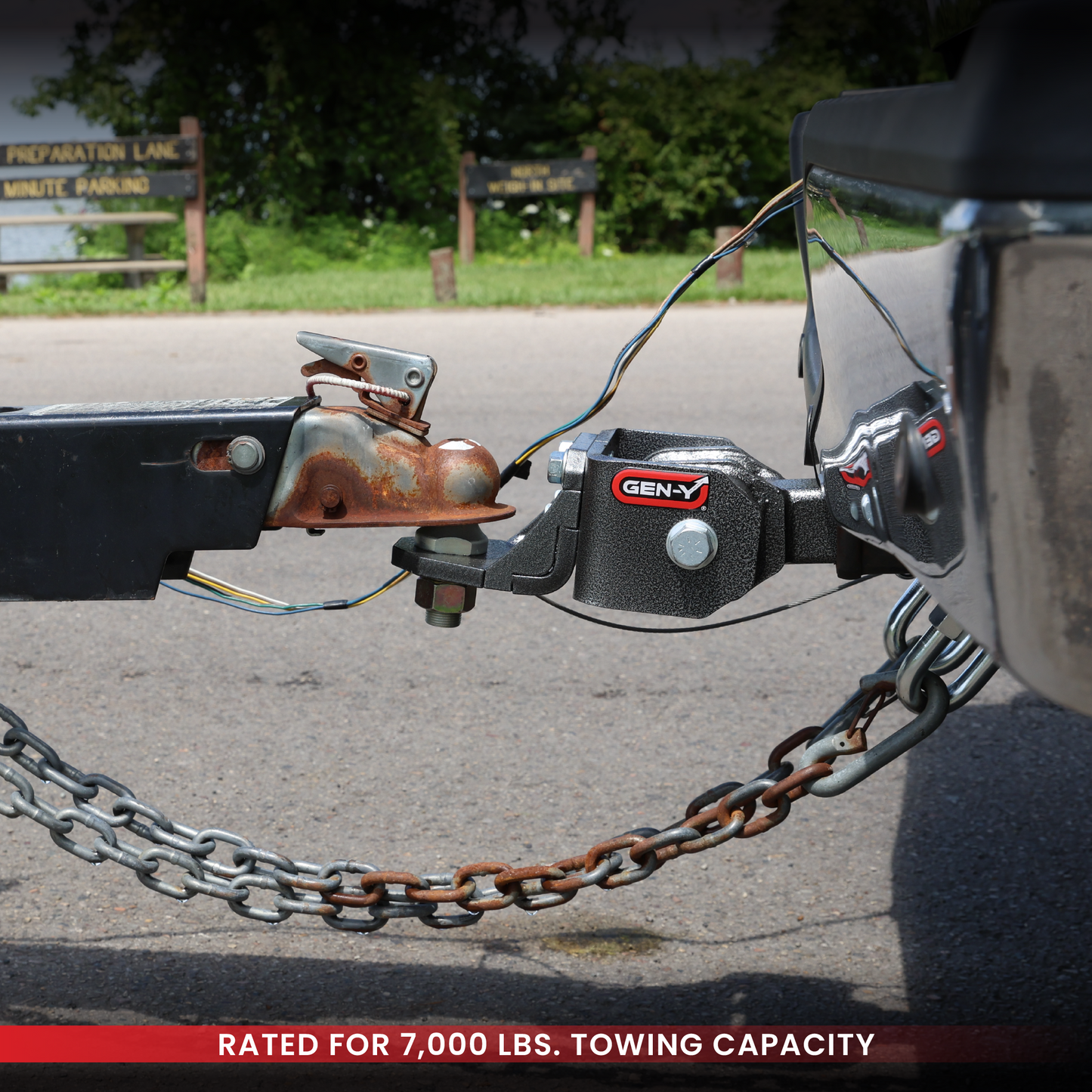 The GLYDER 7K (Torsion-Flex) Ball Mount (2" Shank)