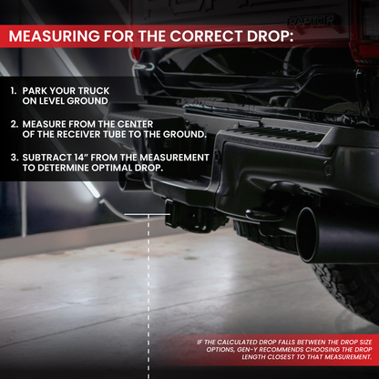 The MEGA-DUTY 10K Drop Hitch (2" Shank)
