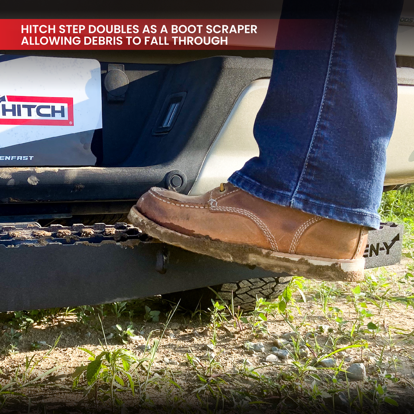 The PHANTOM-XL Hitch Step