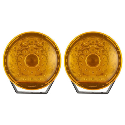 (2pcs/set) 9 INCH 270W 37776LM 360-PRO Series Custom Lens LED Driving Lights+Amber/Black Covers(Optional) for Ford F150 F250 F350 F450