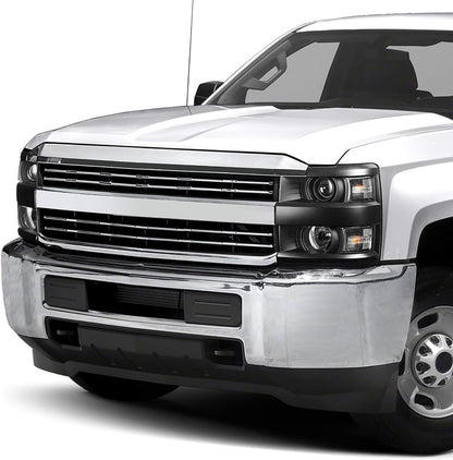 Clear Headlights For Chevy Silverado 2500 3500 HD 2015-2019