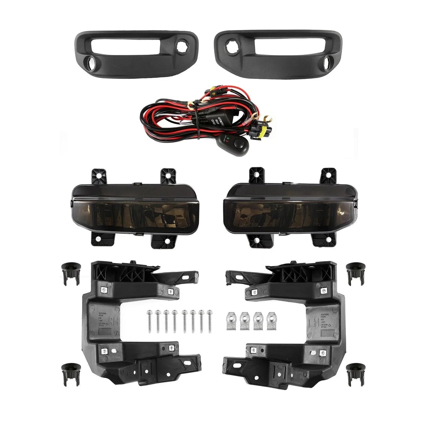 LED Fog Light Set Bumper Driving Light Replacement for Dodge Ram 1500 2019 2020 2021 2022