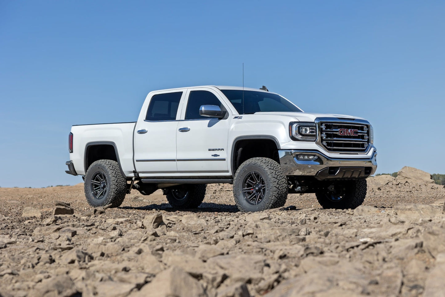 7 Inch Stamped Steel LCA Lift Kit | Forged UCA | Bracket | Chevy/GMC 1500 (16-18)