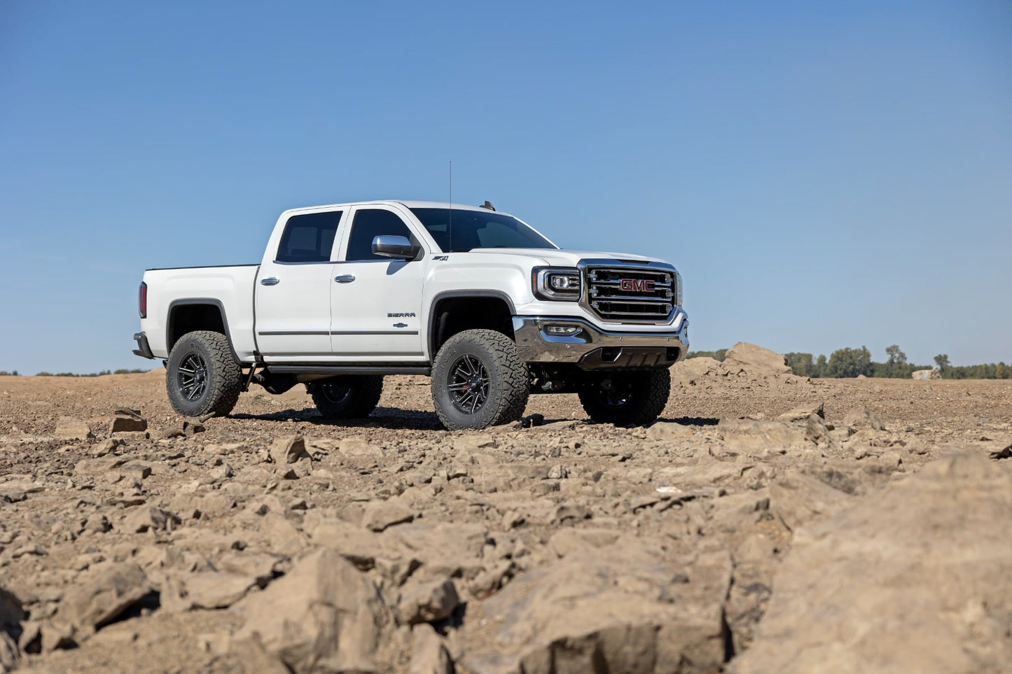 7 Inch Stamped Steel LCA Lift Kit | Forged UCA | Bracket | Chevy/GMC 1500 (16-18)