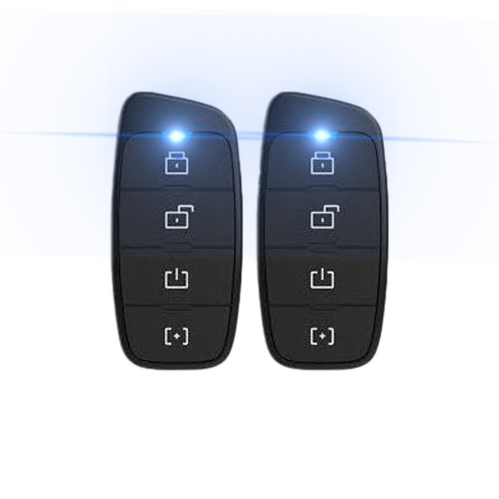 RFKIT4 - (2) 4-Button 1-Way Remotes with Antenna Upgrade Kit